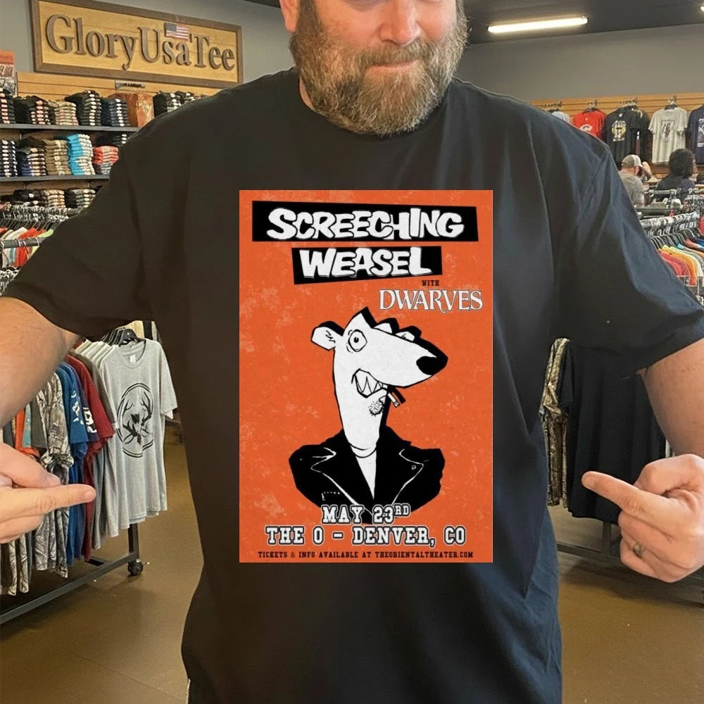 Screeching Weasel Denver, CO May 23 2026 The O Tour Poster Shirt