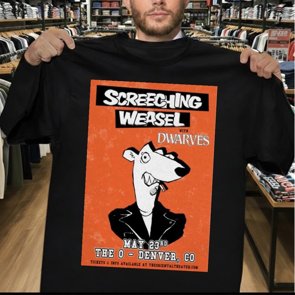 Screeching Weasel Denver, CO May 23 2026 The O Tour Poster Shirt