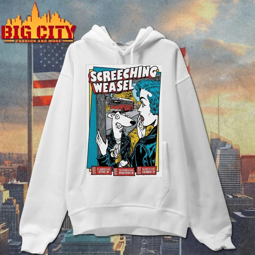 Screeching Weasel October 2025 Tour Poster shirts