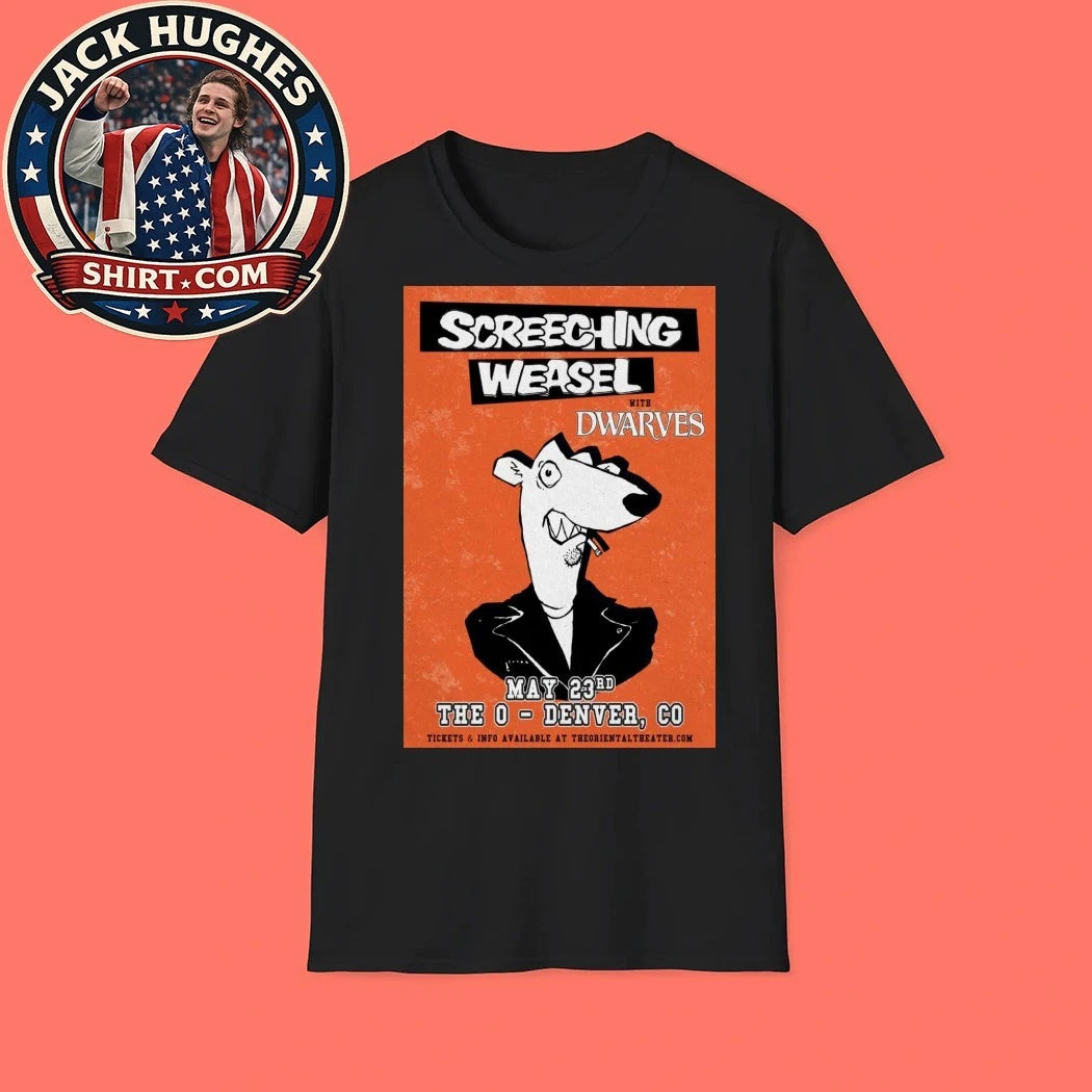 Screeching Weasel The O May 23 2026 Poster Shirt