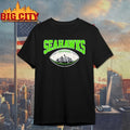 Sea Hawks Go Sea Hawks baseball skyline t-shirt