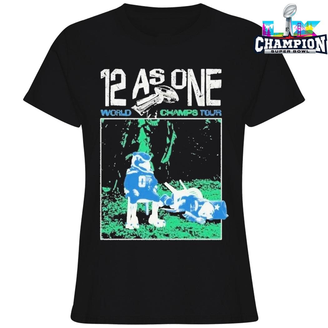 Seahawks 12 As One World Champs Tour It Was Always About Us Shirt