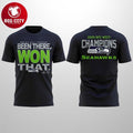 Seahawks 2025 NFC West Champions Been There Won That Two Sided Shirt