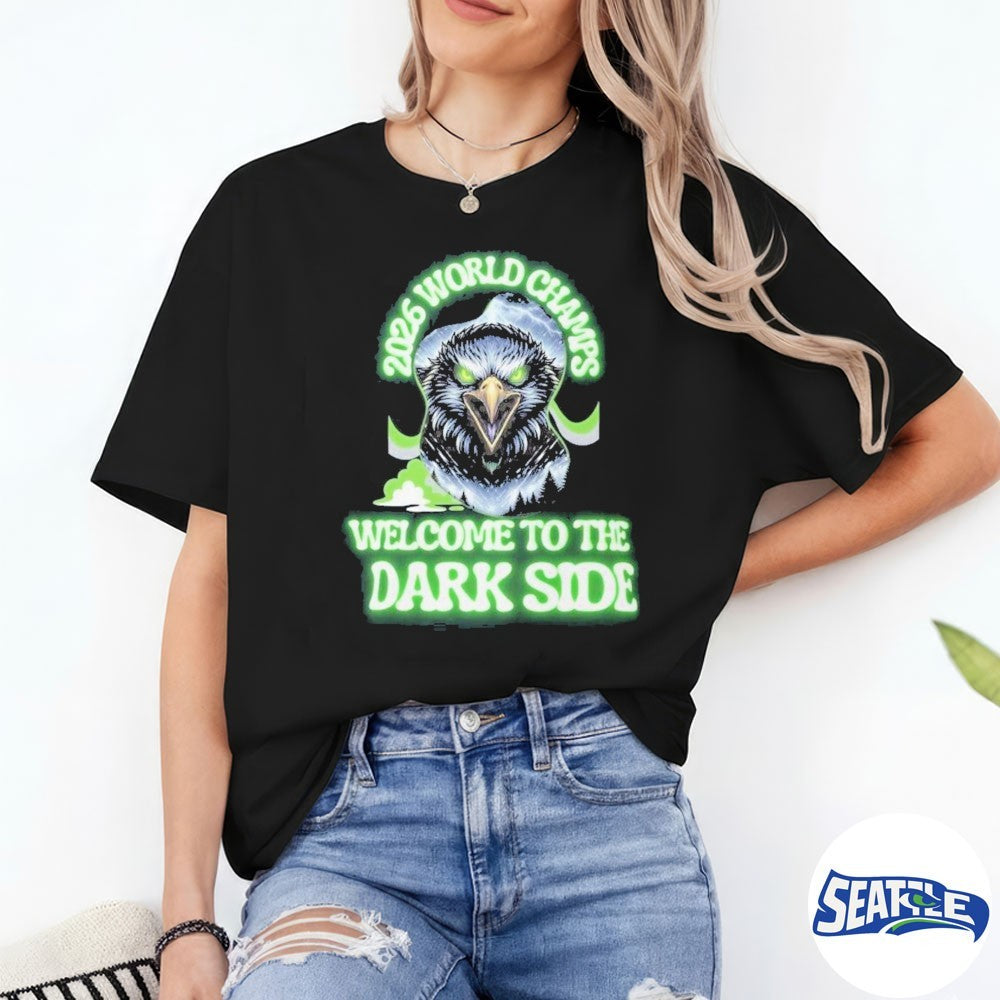 Seahawks 2026 Champs Dark Side Shirt Football Fan Tee World Champions Shirt