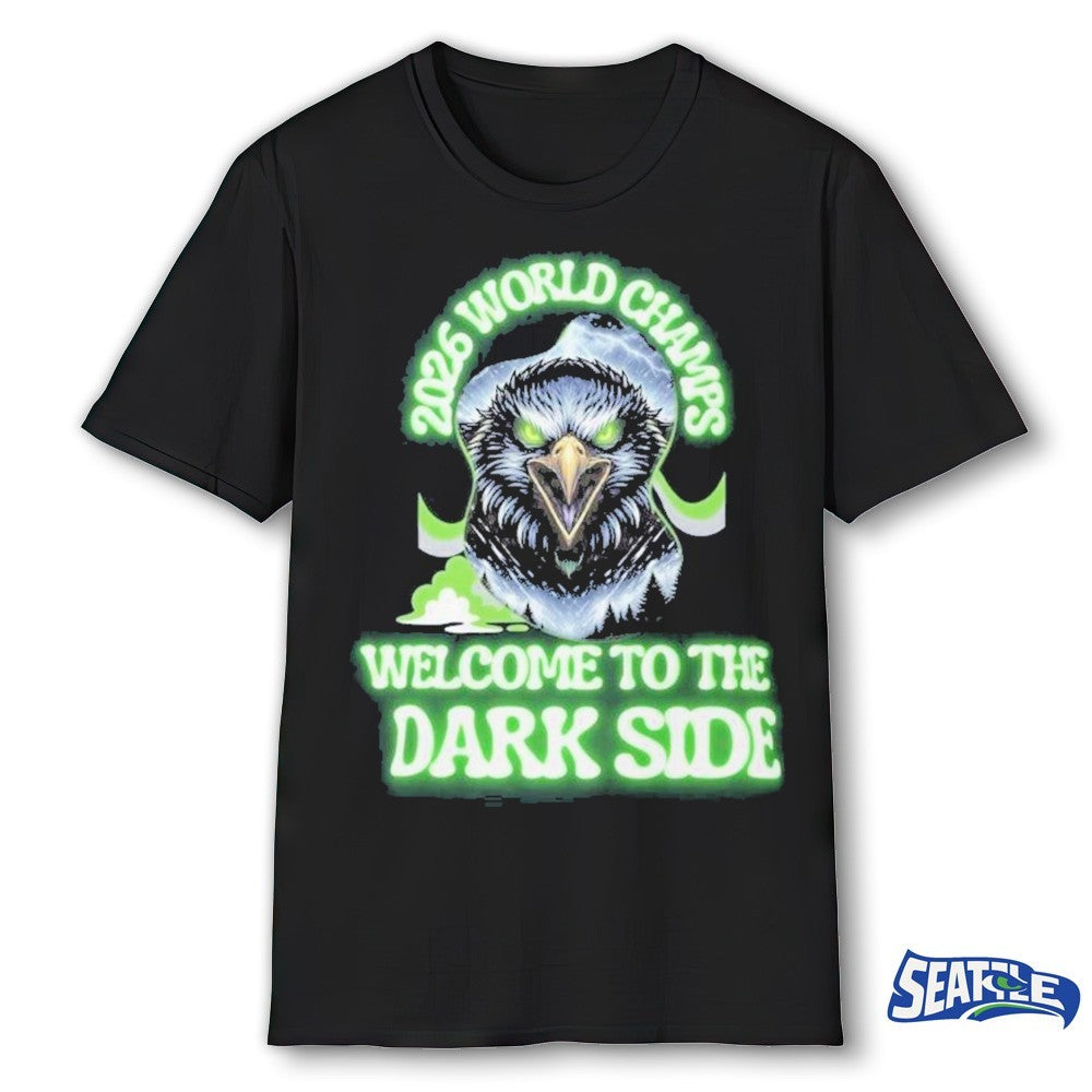 Seahawks 2026 Champs Dark Side Shirt Football Fan Tee World Champions Shirt