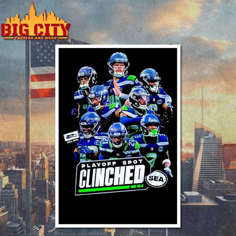 Seahawks Members Spot Clinched 2025 shirt