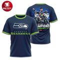 Seahawks NFC West Champions 2025 Two Sided Shirt