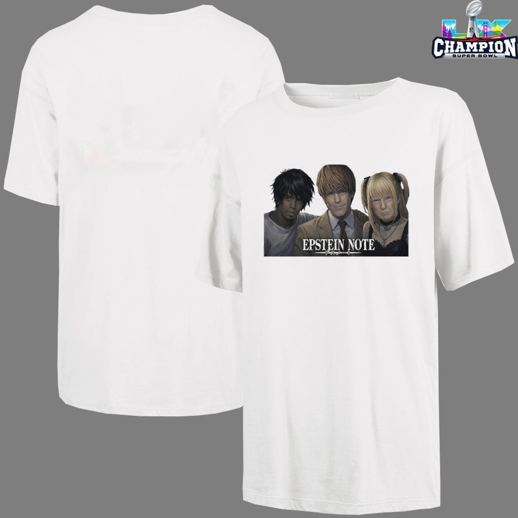 Sean Combs Diddy And Trump Epstein Note Letter T-shirts