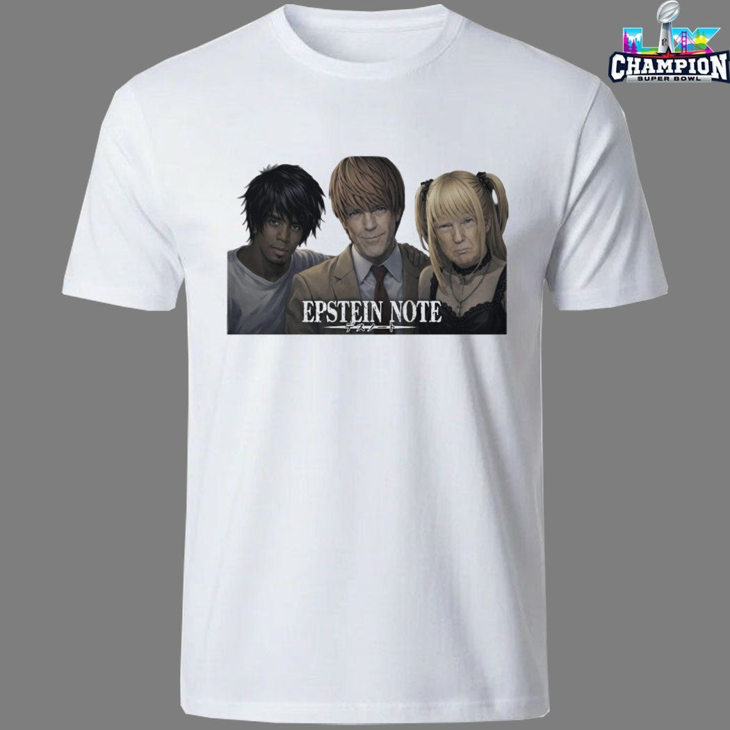 Sean Combs Diddy And Trump Epstein Note Letter T-shirts