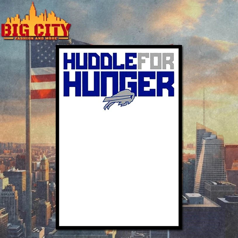 Sean Mcdermott Wearing Huddle For Hunger Bills shirt
