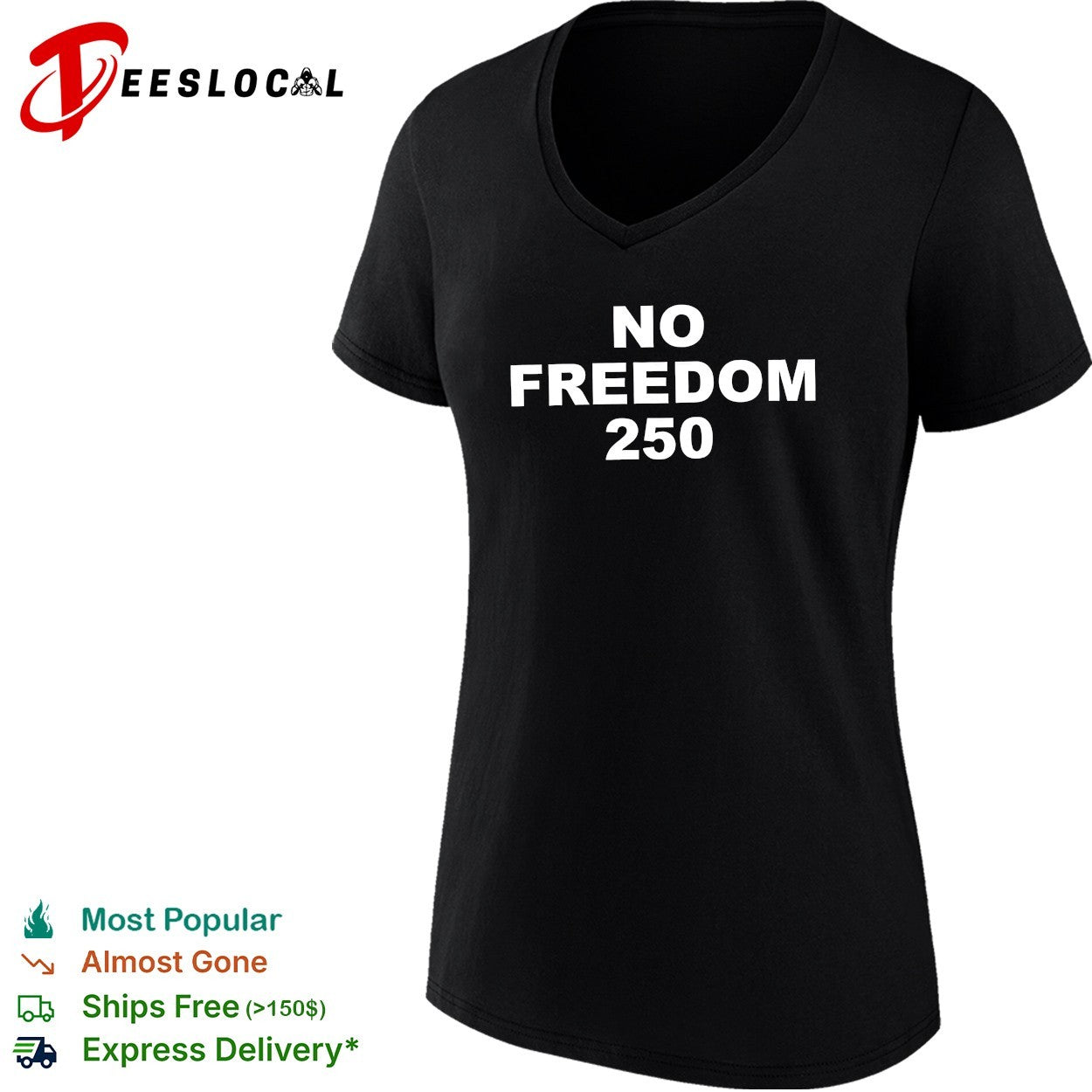 Sean Strickland with No Freedom 250 shirt