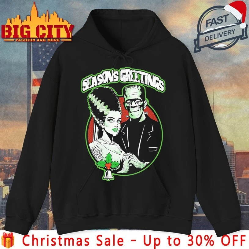 Seasons Greetings Frankie And Bride christmas 2025 shirt