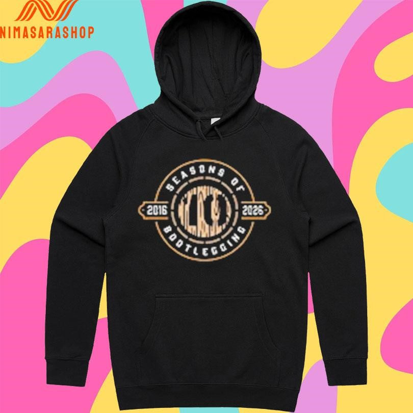 Seasons Of Bootlegger 2016-2026 Logo Shirts