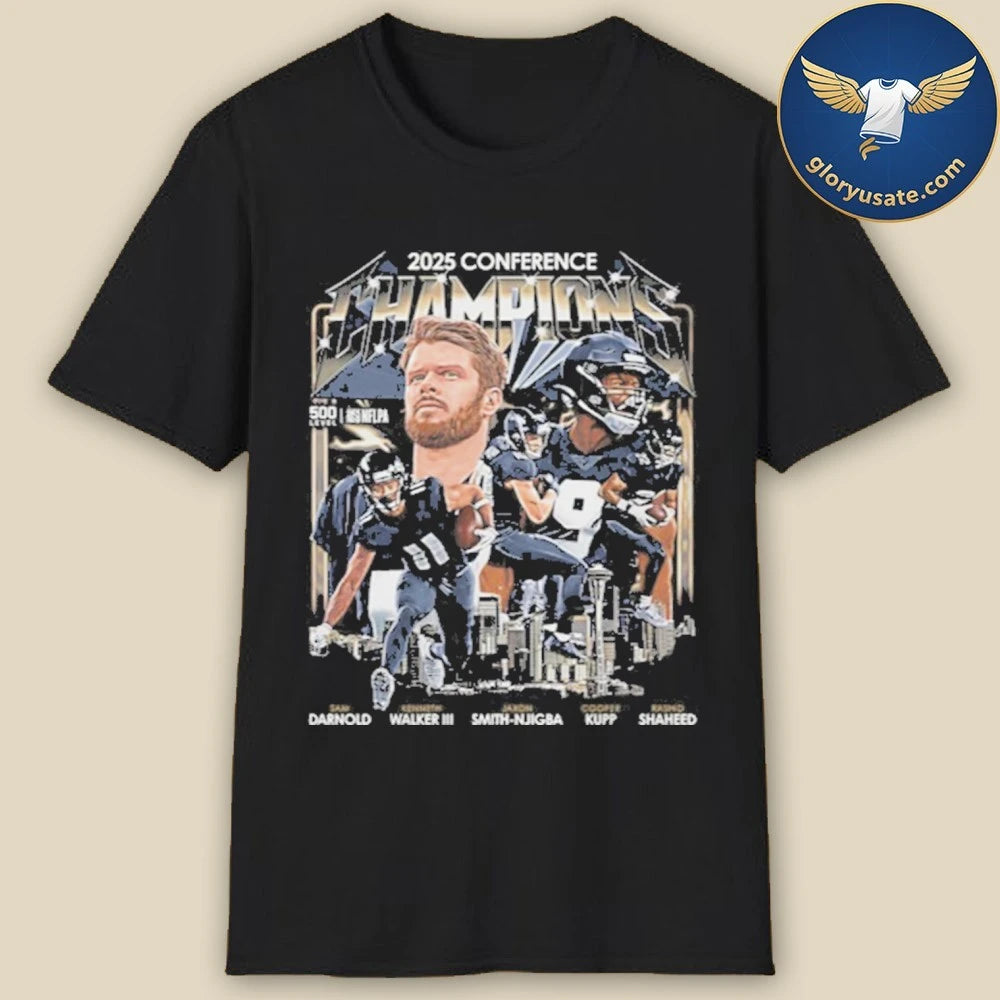 Seattle Football 2025 Conference Champions T-Shirt