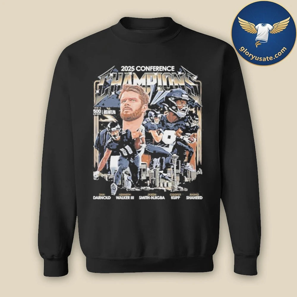 Seattle Football 2025 Conference Champions T-Shirt