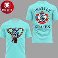 Seattle Kraken x Firefighters 2026 First Responder Night Two Sided Shirt