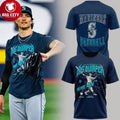 Seattle Mariners Cal Raleigh The Big Dumper 2025 New Two Sided Shirt