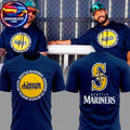 Seattle Mariners Designed To Improve Mental Health Two Sided Shirt