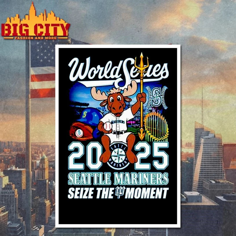 Seattle Mariners World Series 2025 Seize The Moment Shirt