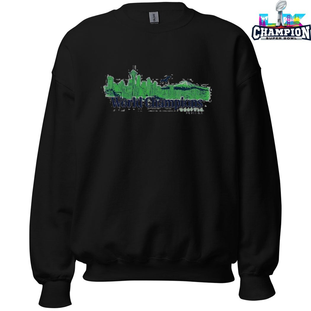 Seattle World Champions Skyline T-shirt