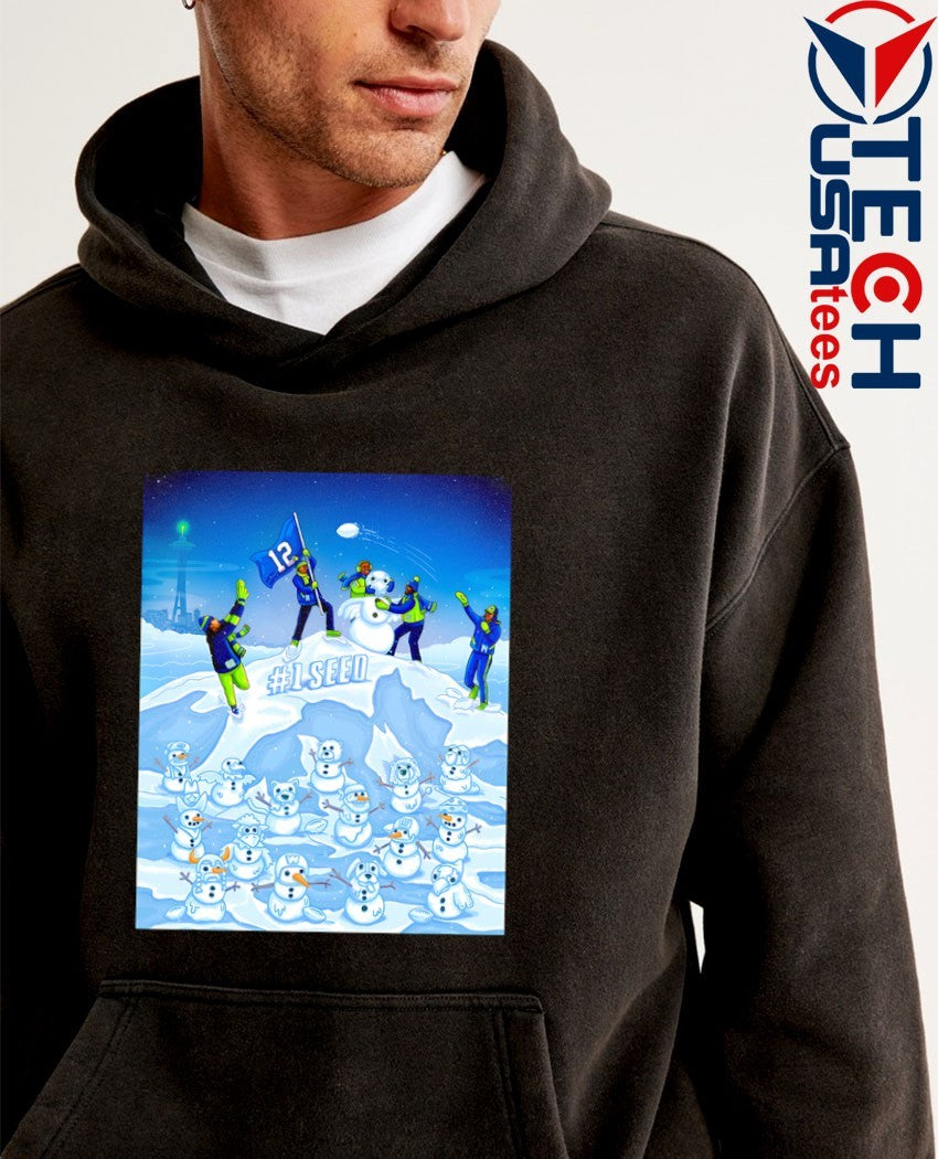 Seattle on top #1 Seed Seatlte Mariners shirt