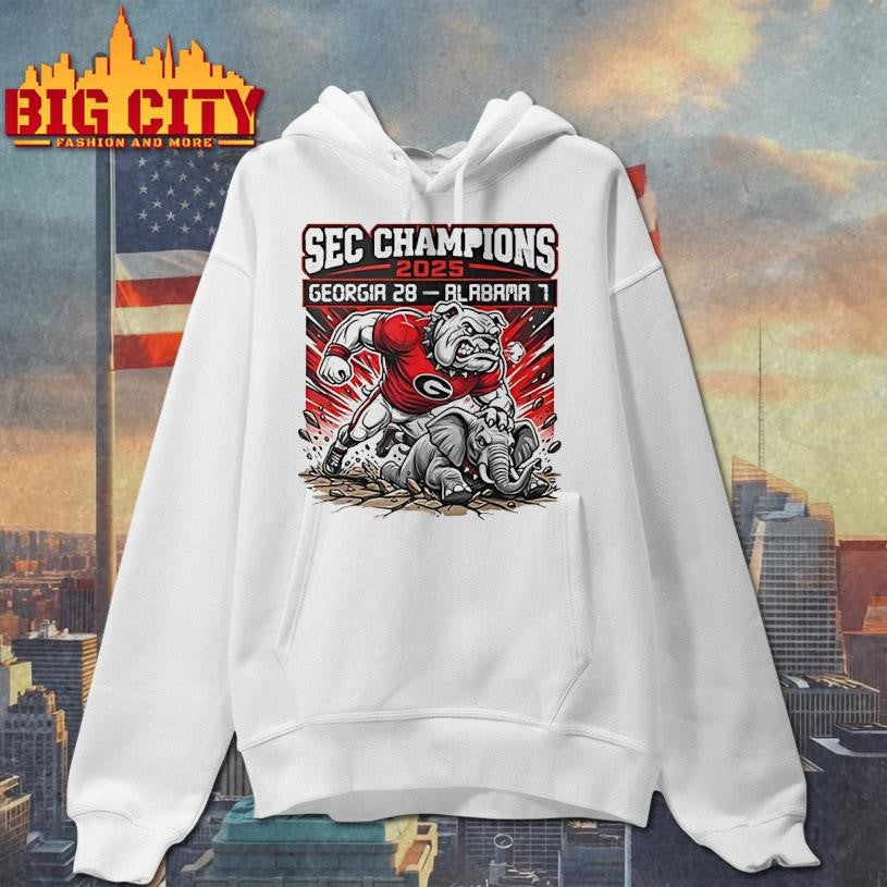 Sec Champions Georgia 28 Alabama 7 Shirt