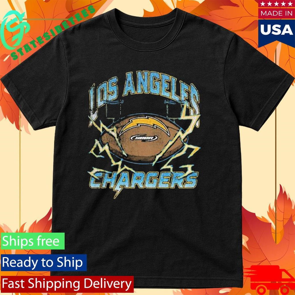 Seen X Los Angeles Chargers Black Power Grid Shirt