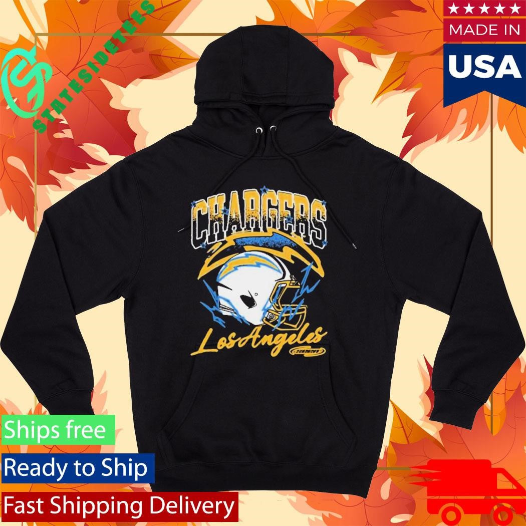 Seen X Los Angeles Chargers Black Vintage Voltage Shirt