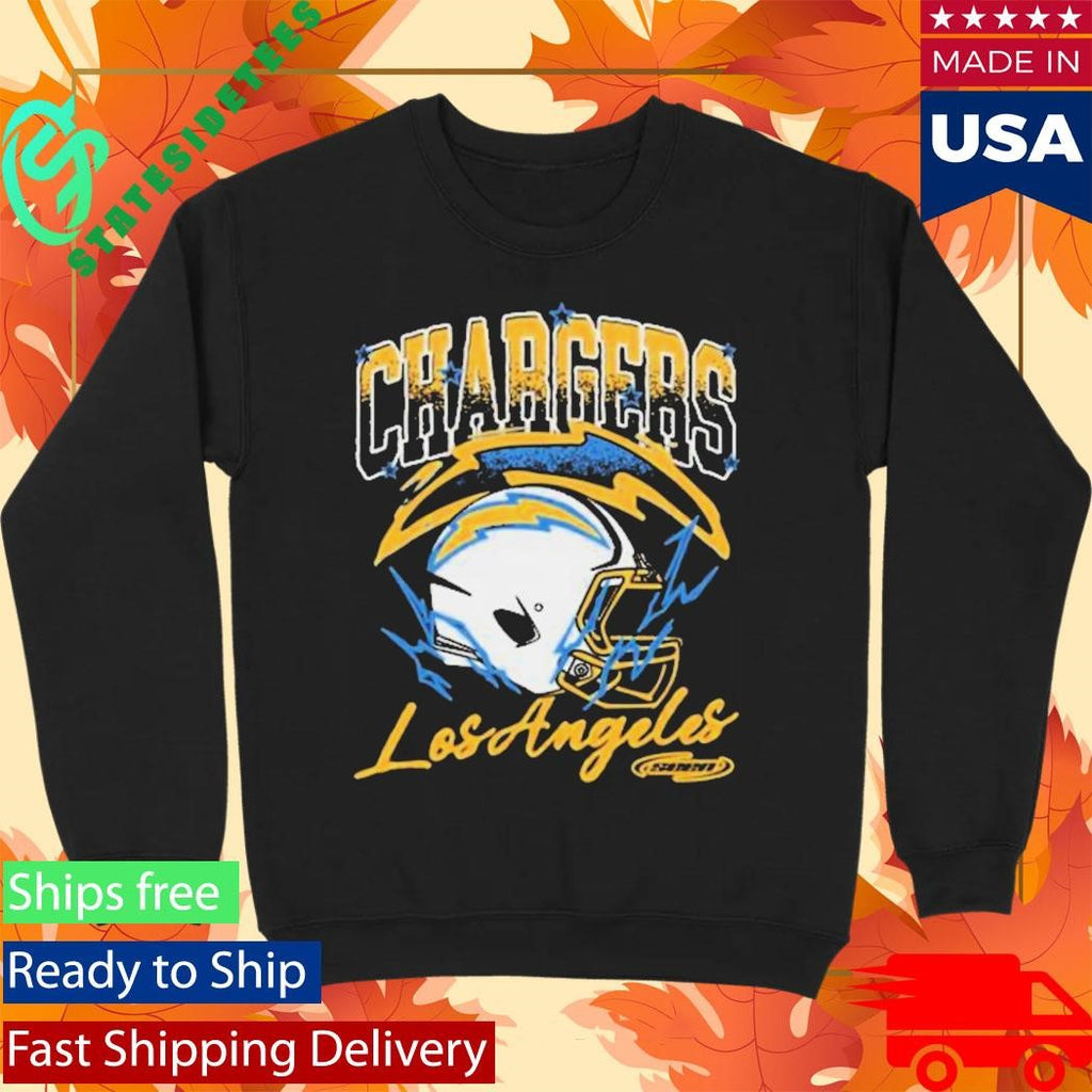 Seen X Los Angeles Chargers Black Vintage Voltage Shirt