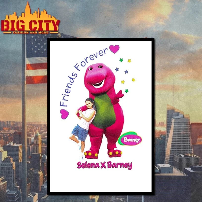 Selena Gomez Barney X Selena I Love You shirt