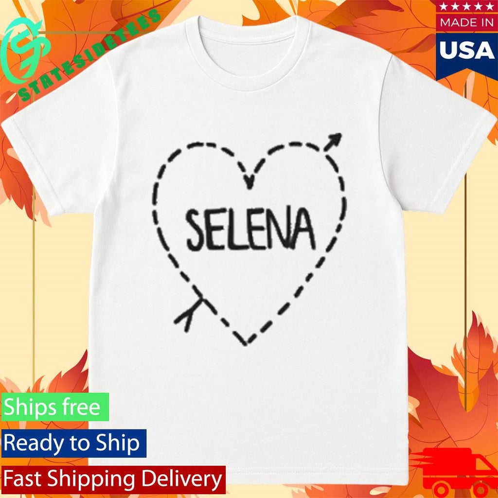 Selena Gomez Pierced Heart Selena Shirt