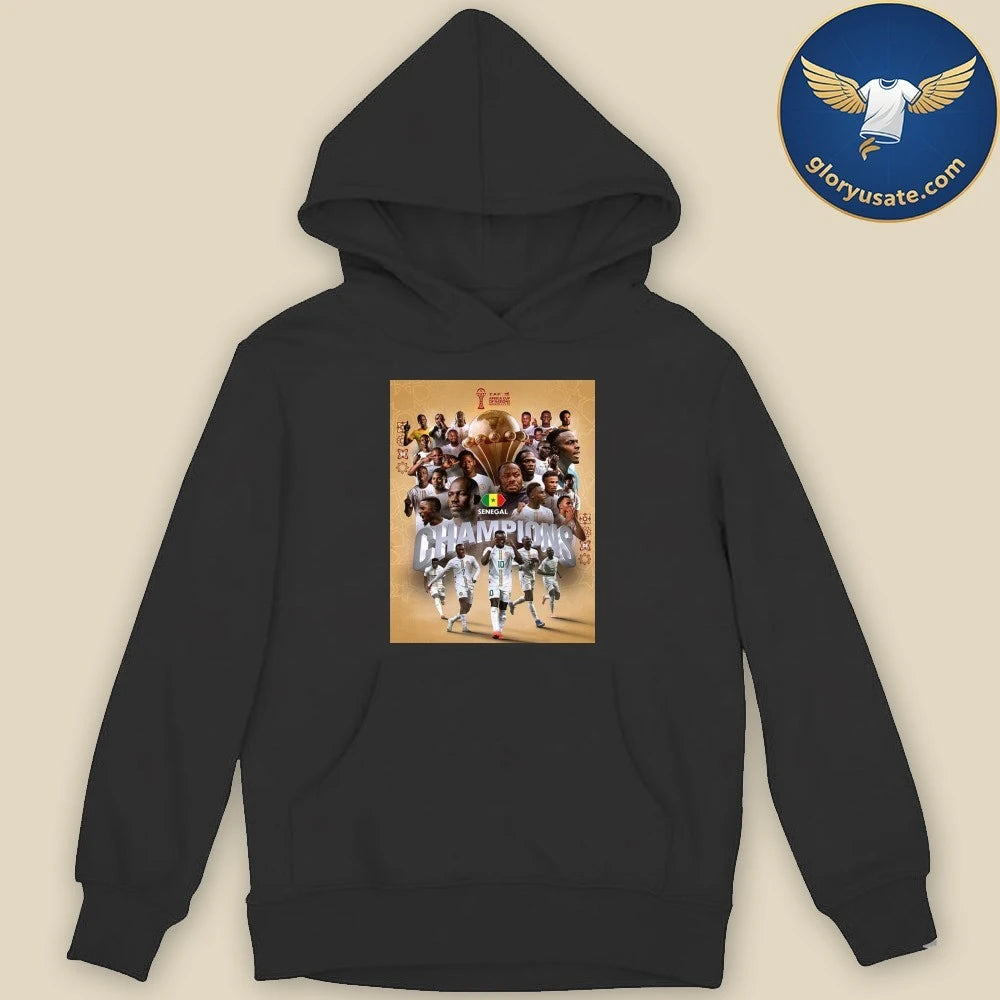 Senegal FC The Teranga Lions Of Senegal Were Crowned The Kings Of Africa 2025 Poster Shirt