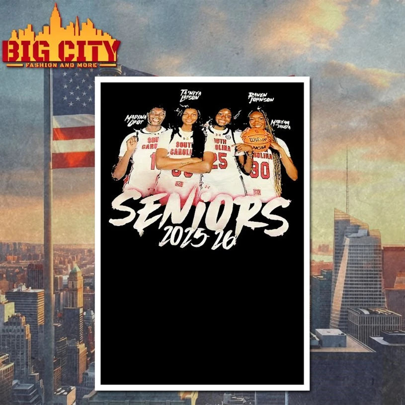 Seniors 2025-2026 South Carolina Women’s Basketball T-shirt