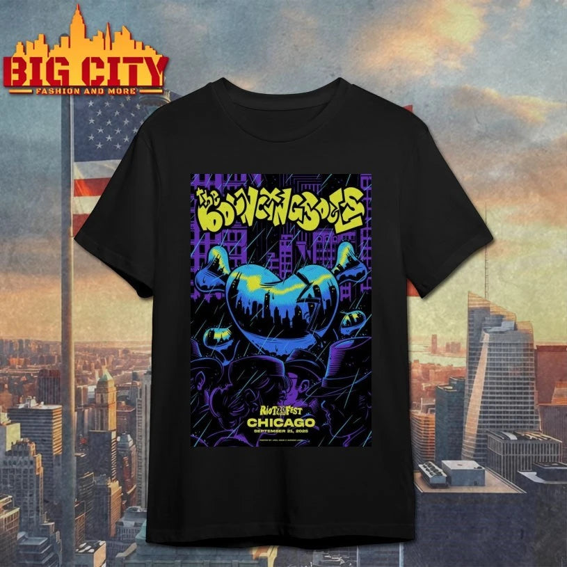 Sep 21, 2025 The Bouncing Souls Concord Music Hall, Chicago, IL Poster Shirt