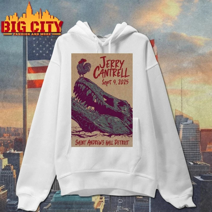 Sep 9 2025 Jerry Cantrell Saint Andrew’s Hall Detroit Poster shirt