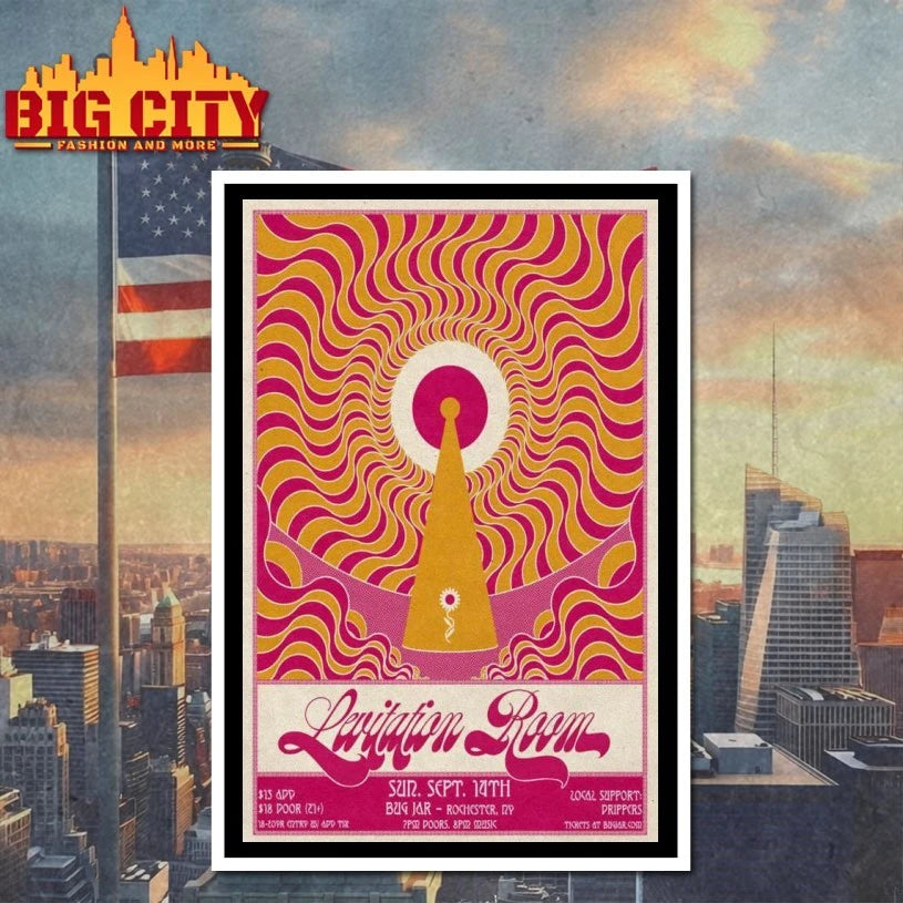Sept 14, 2025 Levitation Room Rochester, NY Poster shirt