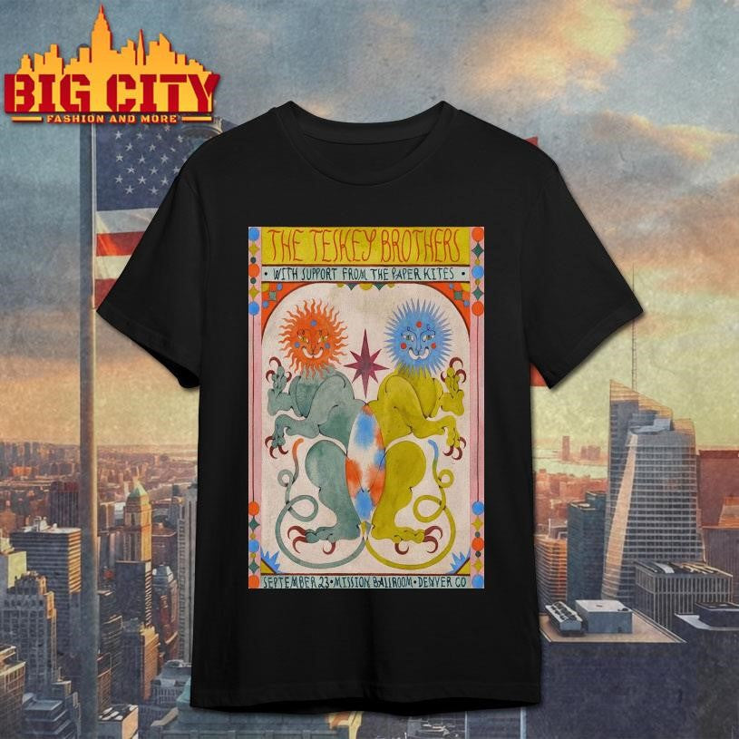 Sept 23 2025 The Teskey Brothers Denver CO Poster Shirt