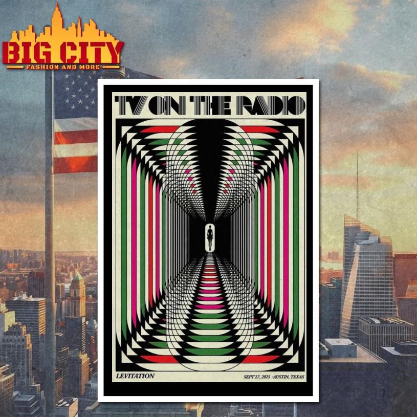 Sept 27 2025 TV On The Radio Austin, TX Poster shirt