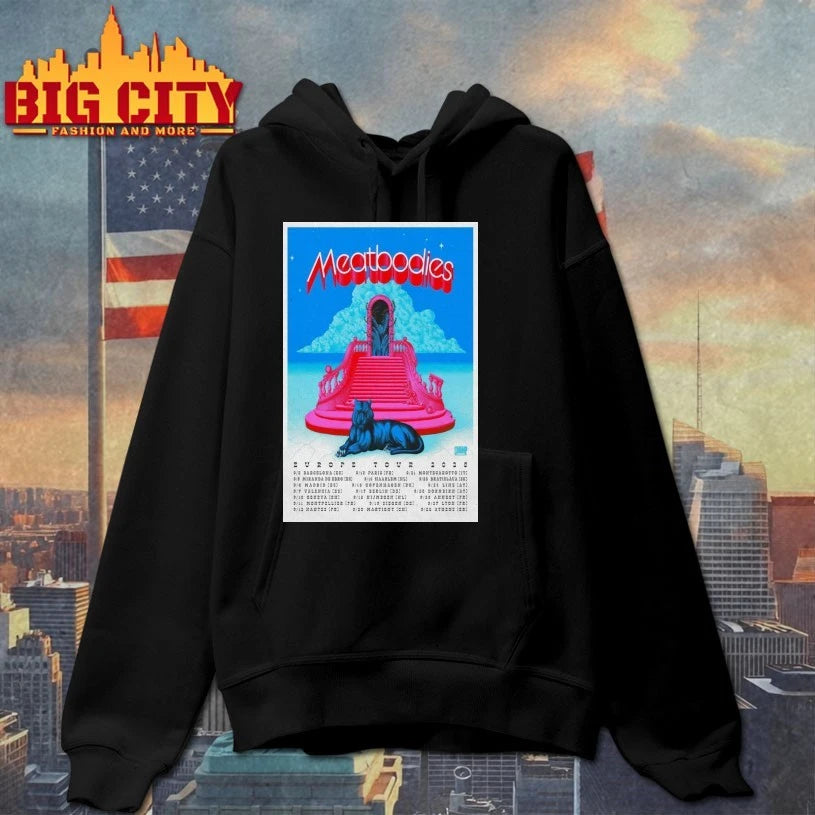 Sept 6 2025 Meatbodies Poster Madrid Shirts