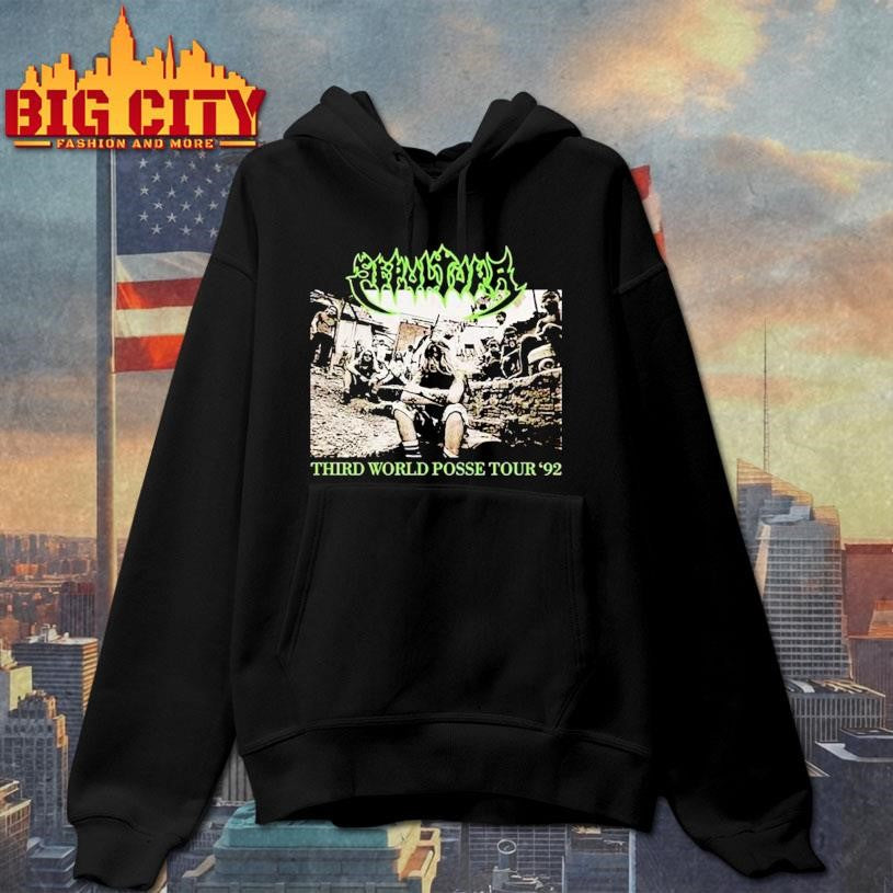 Sepultura Third World Posse Tour 1992 Shirt