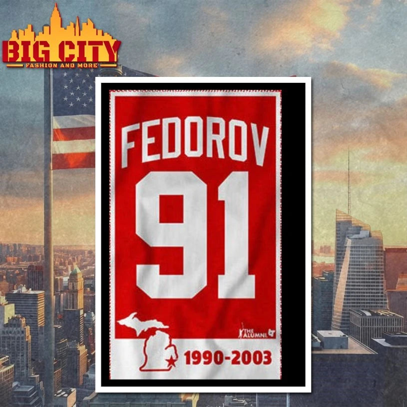 Sergei Fedorov 91 1990-2003 shirt