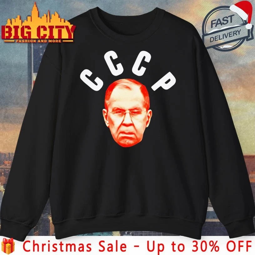 Sergei Lavrov USSR CCCP face shirt
