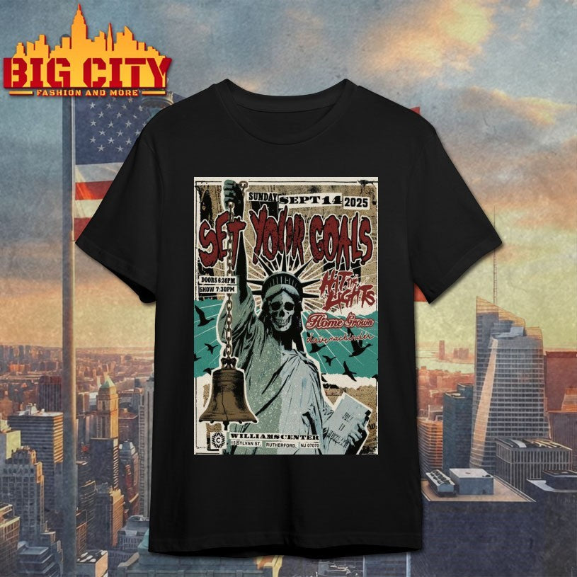 Set Your Goals September 14 2025 Williams Center In Rutherford NJ Poster Shirts