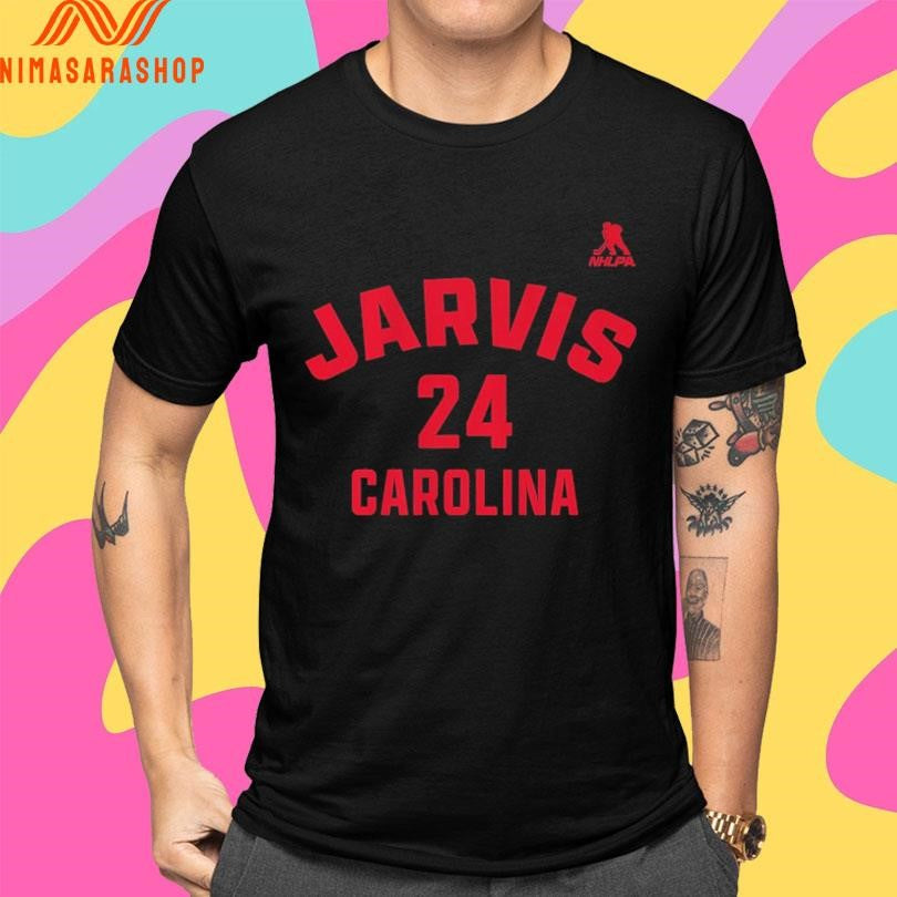 Seth Jarvis 24 Carolina Hurricanes Shirts