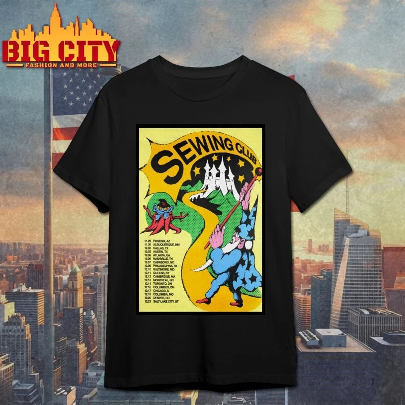 Sewing Club 2025 Winter Tour Poster shirt