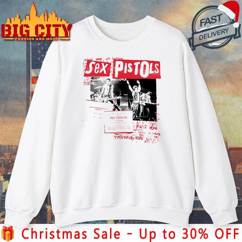 Sex Pistols Anarchy in Huddersfield Christmas 1977 shirt