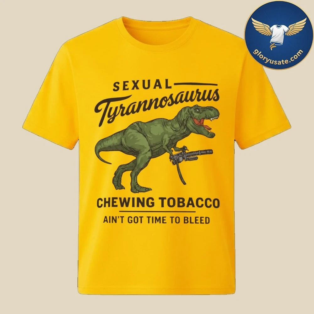Sexual Tyrannosaurus Drew Timme Chewing Tobacco Ain’t Got Time To Bleed Shirt