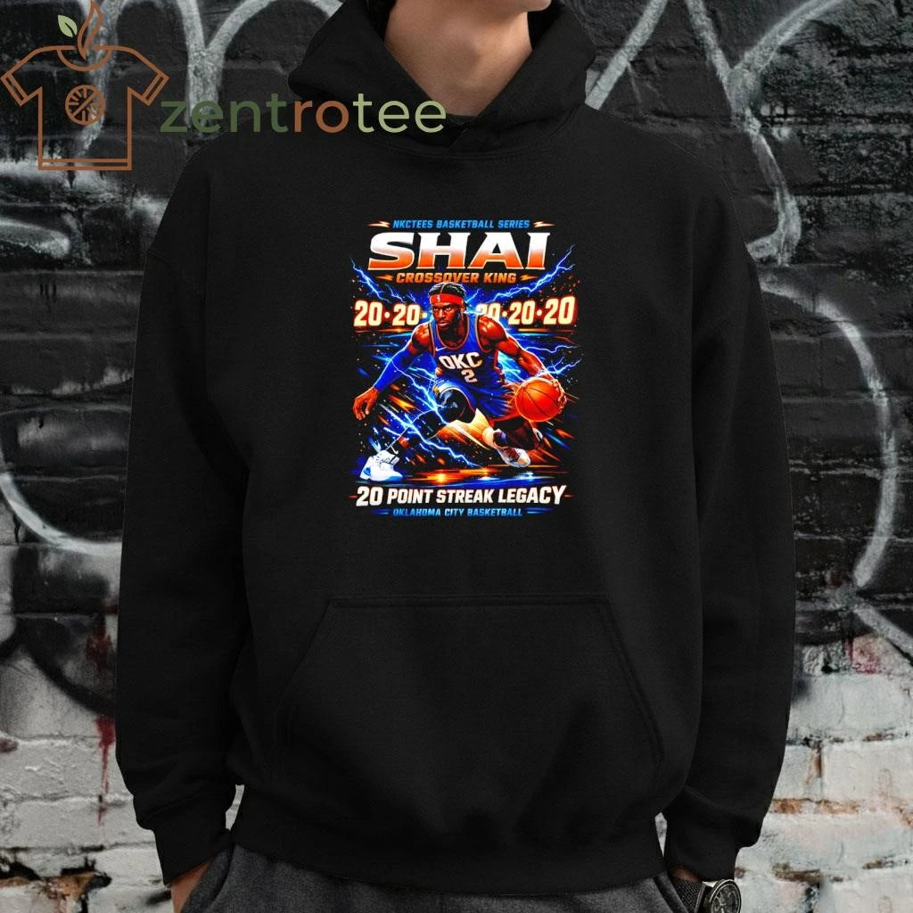 Shai Gilgeous-Alexander 20 Point Streak Legacy Basketball T-Shirt