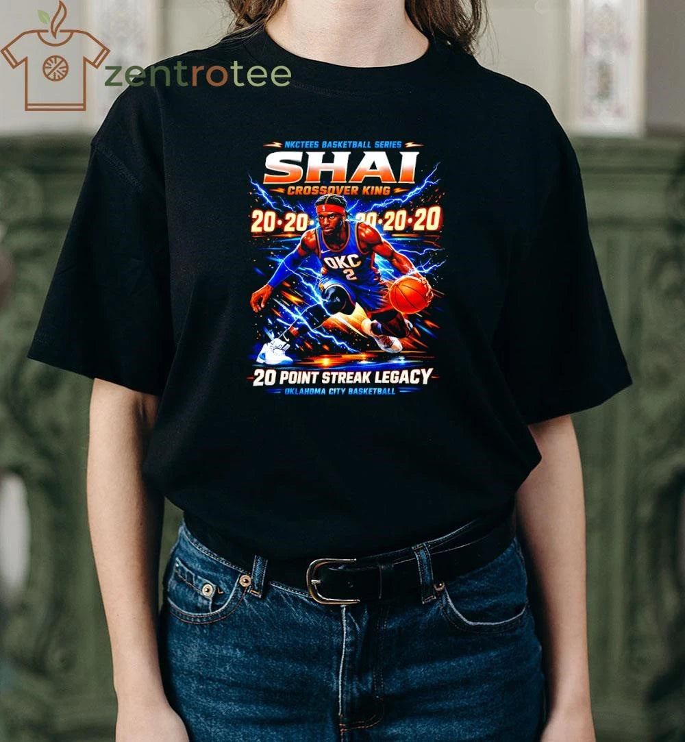 Shai Gilgeous-Alexander 20 Point Streak Legacy Basketball T-Shirt