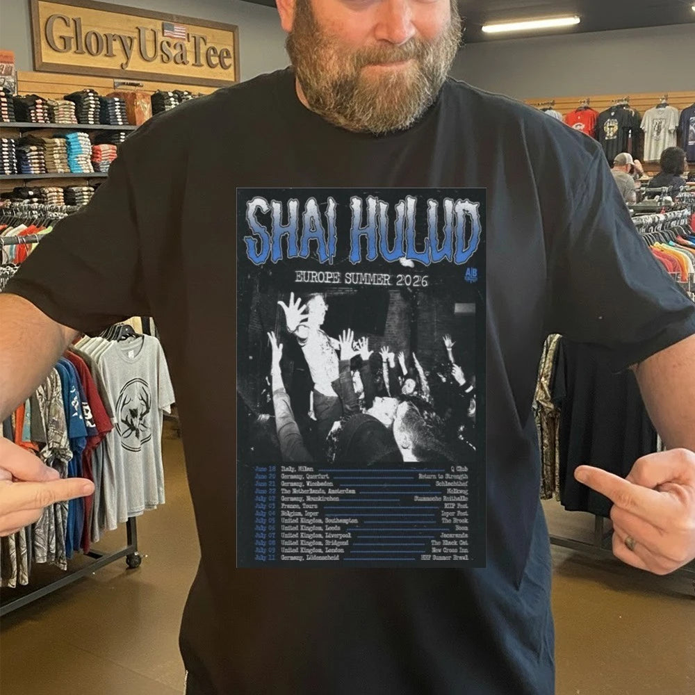 Shai Hulud Europe Summer Tour 2026 Poster Shirt